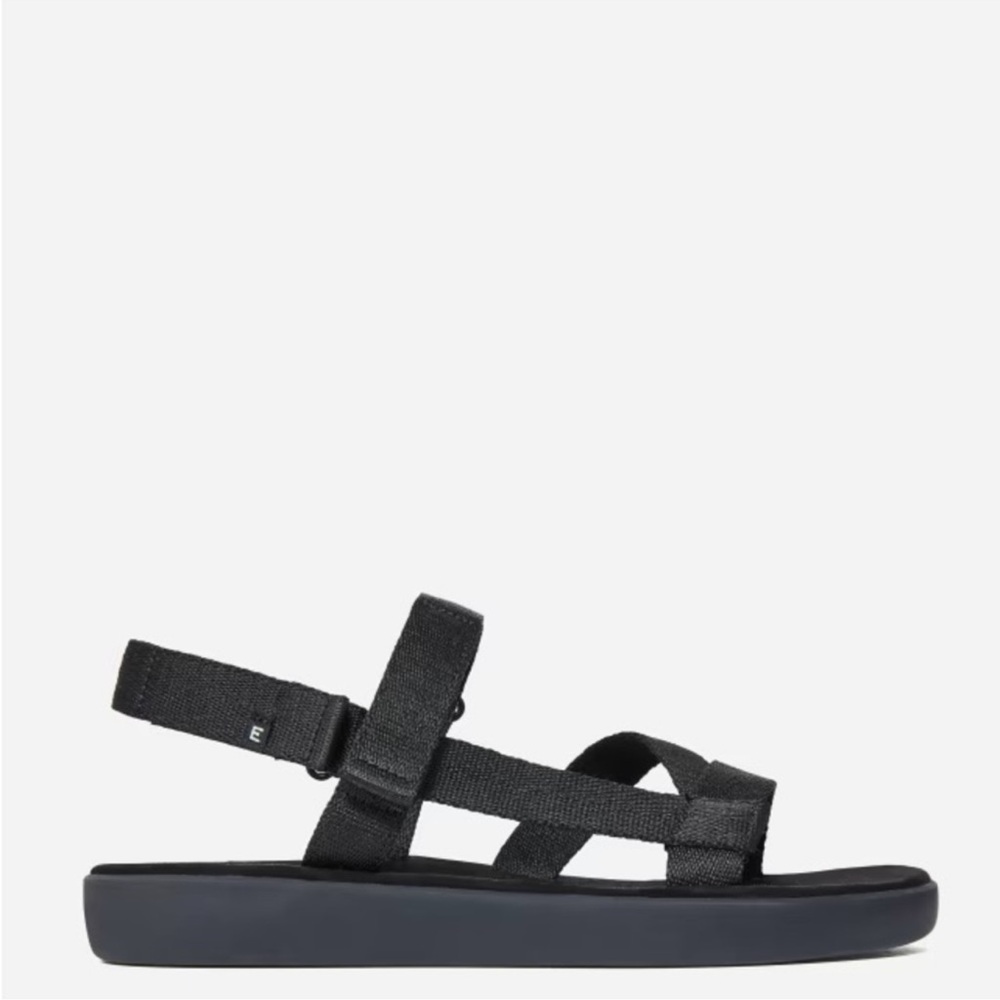 Everlane ReNew Women's Black Sport Sandals, Like New, Size 8